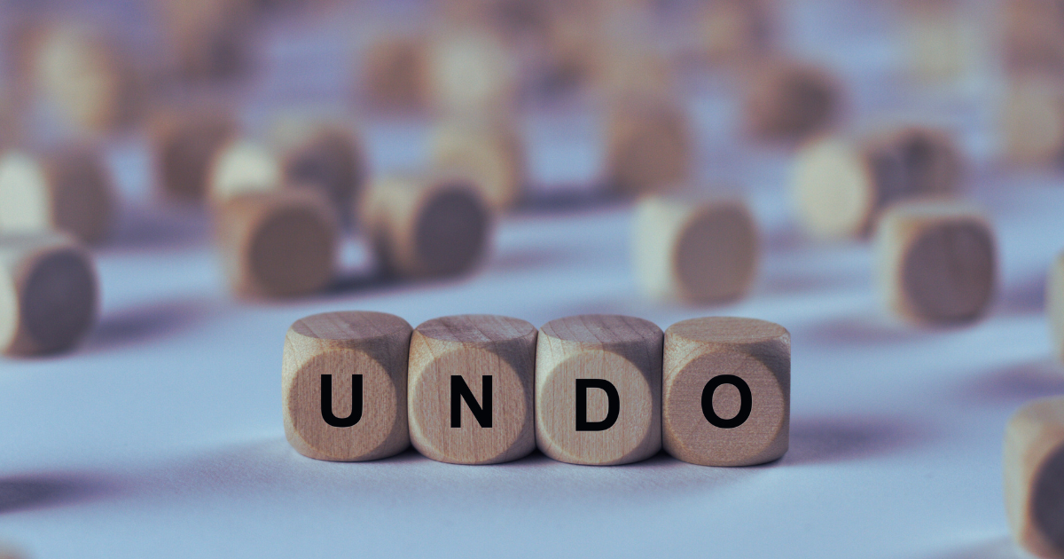 Different ways to undo in Git