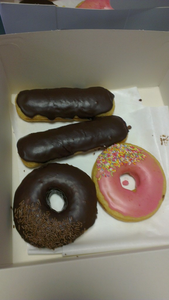 Some of the delicious donuts delivered by Big Wet Fish