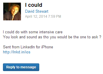 David Stewart being a creep