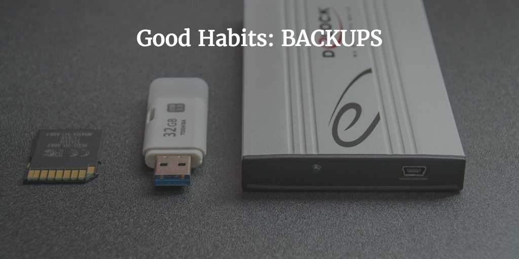 Good Habits for Student Developers - Backups