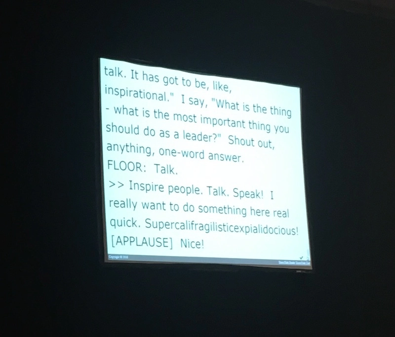 Captioning at Conferences