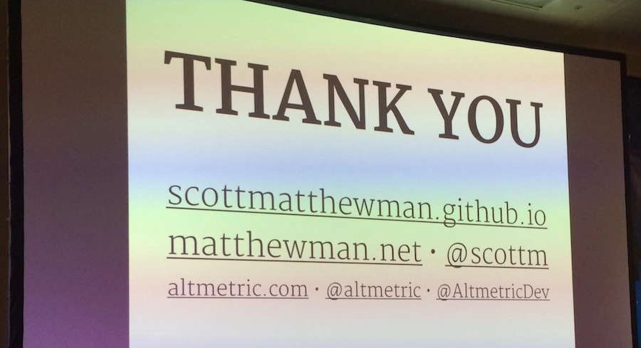 Hack like a journalist - Thank You