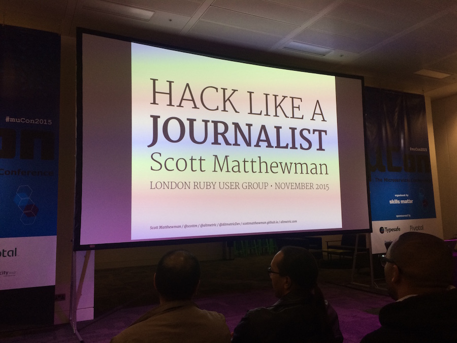 Hack like a journalist