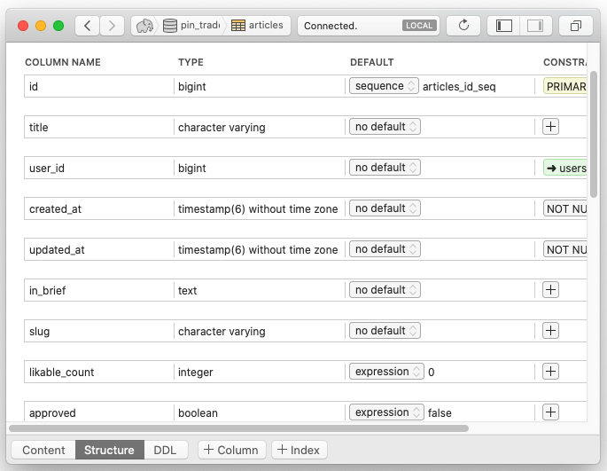 postico database link