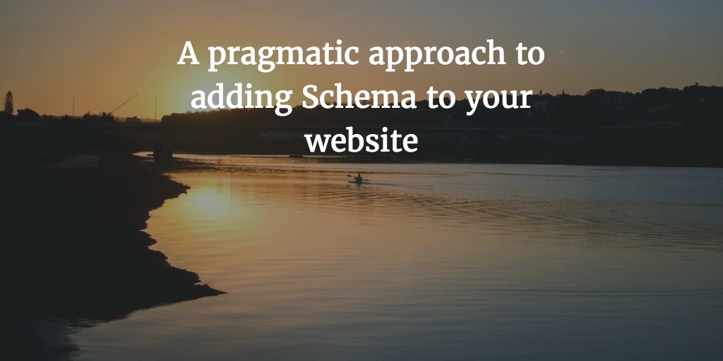 A Pragmatic Approach to adding Schema