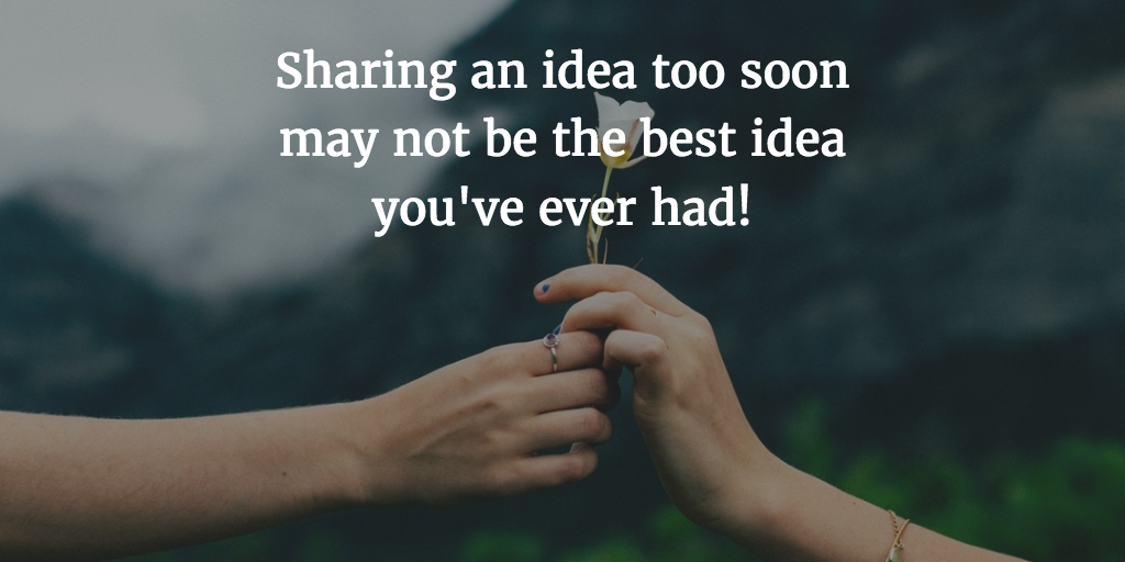 Close proximity leads to ideas being shared too soon