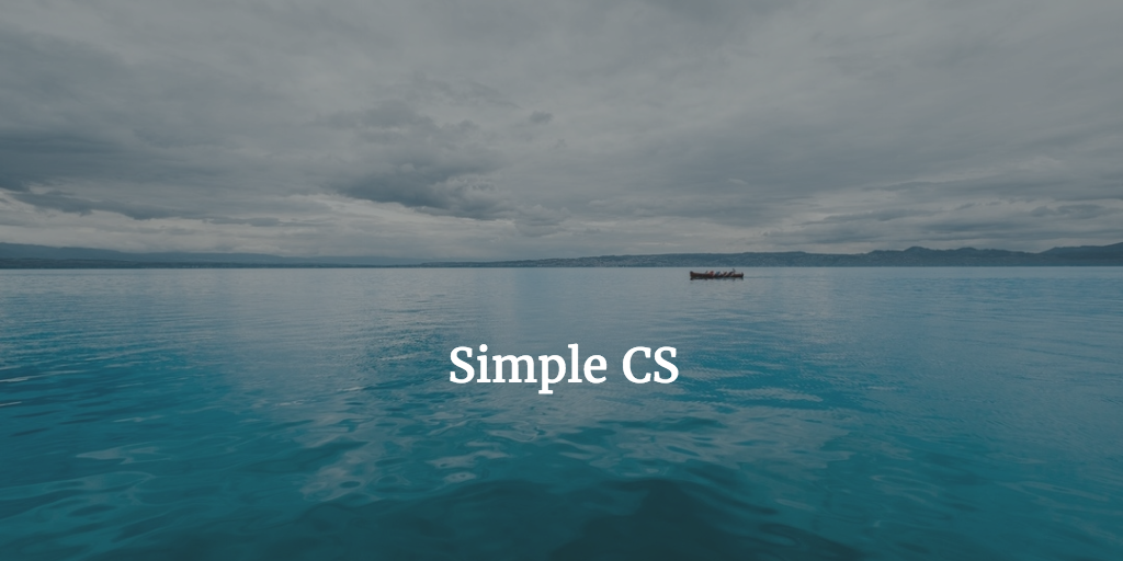 Introducing Simple CS