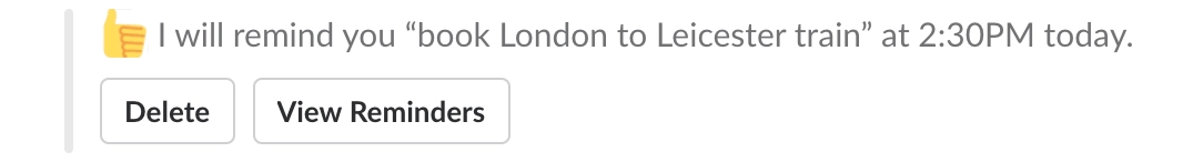 reminder with the incorrect time set