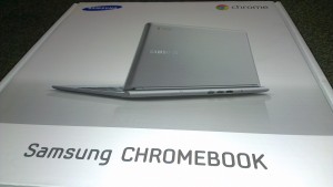 The box the Chromebook came in