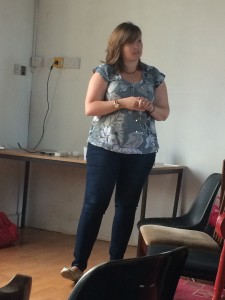 Dawn Baird talking about Blogging